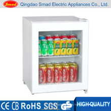 48L mini refrigerador de puerta de vidrio portátil con CE / ETL / RoHS